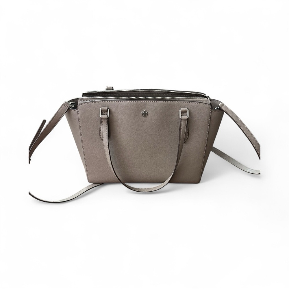 Tory Burch Gray Satchel Bag